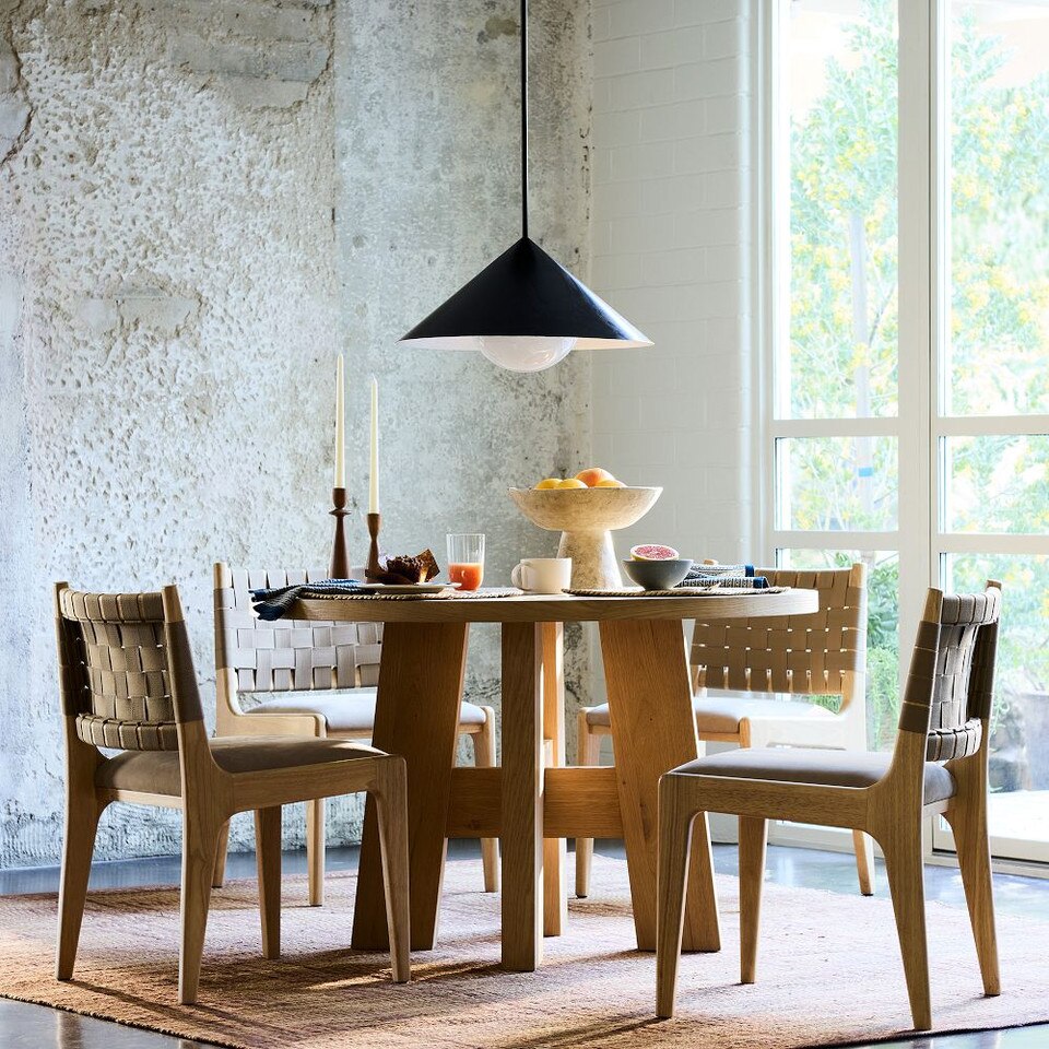 Putnam Round Dining Table (183 cm) - West Elm Australia